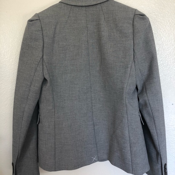 Gray Fitted Blazer - Picture 3 of 5